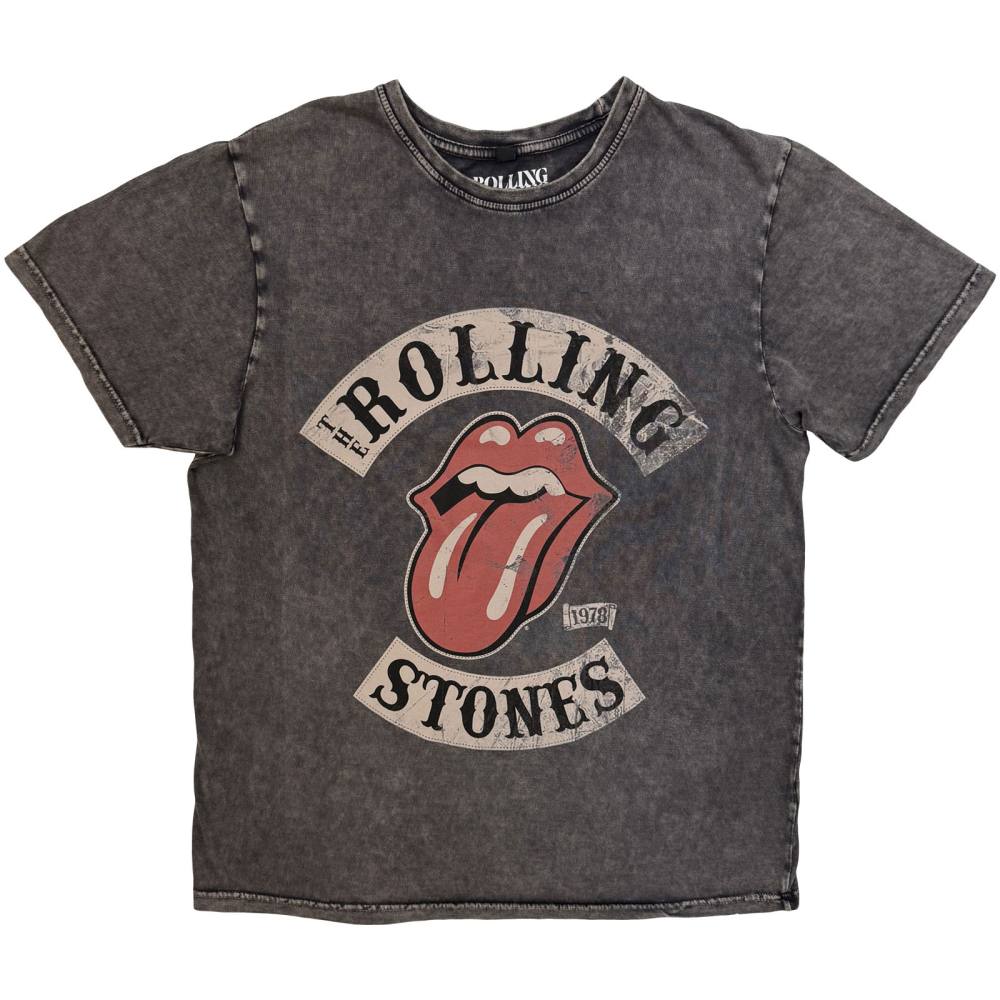The Rolling Stones - Tour 78 Mens Tshirt - Grey